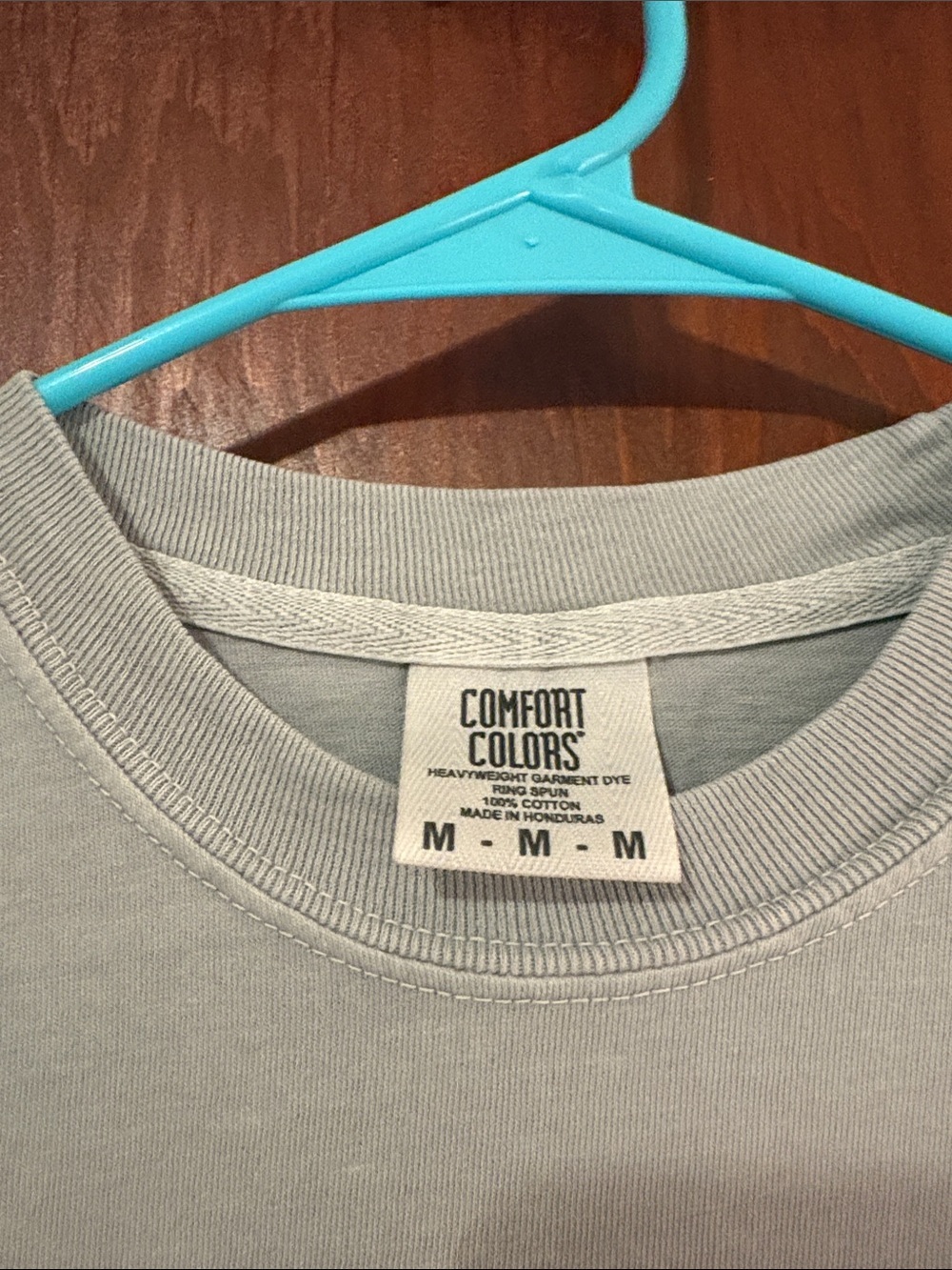 Comfort Colors Light Sage Green Crewneck Tee - Picture 2 of 7